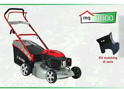 TOSAERBA A SCOPPIO 139cc PROFESSIONALE + MULCHING rasaerba in ACCIAIO MAORI