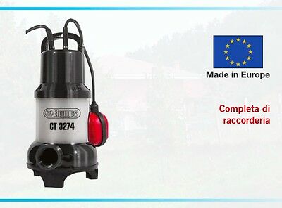 POMPA SOMMERSA acque chiare ELETTROPOMPA 600w 8mt ELPUMPS CT3674 drenaggio