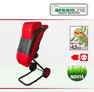 BIOTRITURATORE ELETTRICO 2500 Watt trasportabile 10KG cippatore ehinell bio