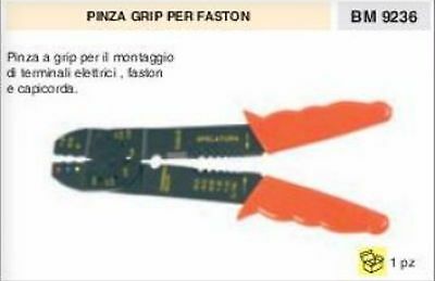 PINZA A GRIP PER MONTAGGIO TERMINALI ELETTRICI FASTON E CAPICORDA