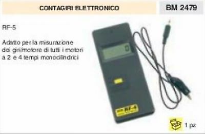 CONTAGIRI ELETTRONICO MOTORI 2 4 TEMPI MONOCILINDRICI misuratore giri COMPLETO