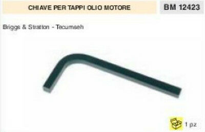 CHIAVE PER TAPPO OLIO BRIGGS & STRATTON TECUMSEH attrezzo smontaggio tappo olio
