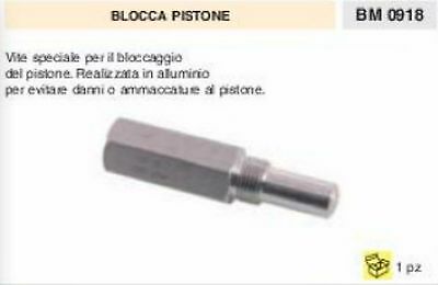VITE SPECIALE BLOCCA PISTONE blocco pistone bloccaggio PROFESSIONALE alluminio