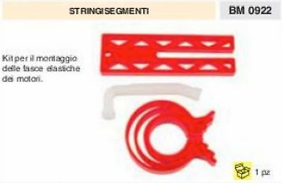 ATTREZZO MONTAGGIO FASCE ELASTICHE MOTORI stringisegmenti segmenti KIT COMPLETO