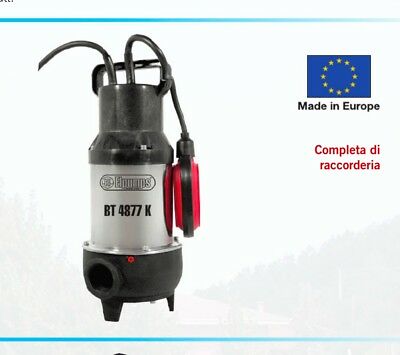 POMPA SOMMERSA ACQUA NERE TRITURATRICE 900w ELPUMPS BT4877 toilette fosse bio