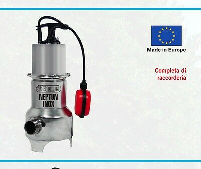 POMPA SOMMERSA ACQUA NERE ELETTROPOMPA 800w ELPUMPS NEPTUN fogna costruzioni