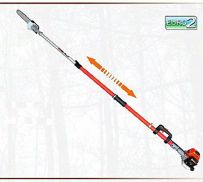 POTATORE TELESCOPICO a scoppio 26cc GREEN LINE GLP420 2,30 - 4,10 mt ULTRALEGGER