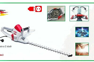 TAGLIASIEPE ELETTRICO 700 Watt taglia siepi 55cm MOGATEC HS 6070 PRO tagliasiepi