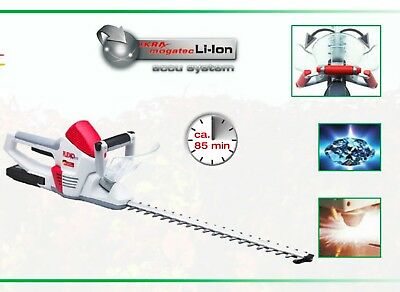 TAGLIASIEPE a BATTERIA tagliasiepi taglia siepi 55cm Li-ion MOGATEC AHS 6024 LI