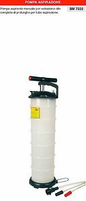 POMPA ASPIRAZIONE OLIO MOTORE + KIT TUBI E PROLUNGHE aspiratore MANUALE