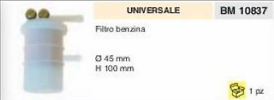 FILTRO CARBURANTE BENZINA UNIVERSALE Ø 45 H 100 MM