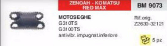 ANTIVIBRANTE MOTOSEGA ZENOAH KOMATSU RED MAX G310TS G3100TS G 310 3100 TS inf