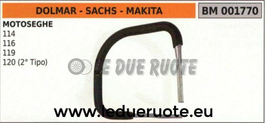 IMPUGNATURA manico tubolare MOTOSEGA DOLMAR SACHS MAKITA 114 116 119 120