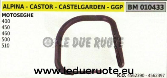 4562390 IMPUGNATURA manico MOTOSEGA CASTOR CASTELGARDEN ALPINA STIGA 400 450 460