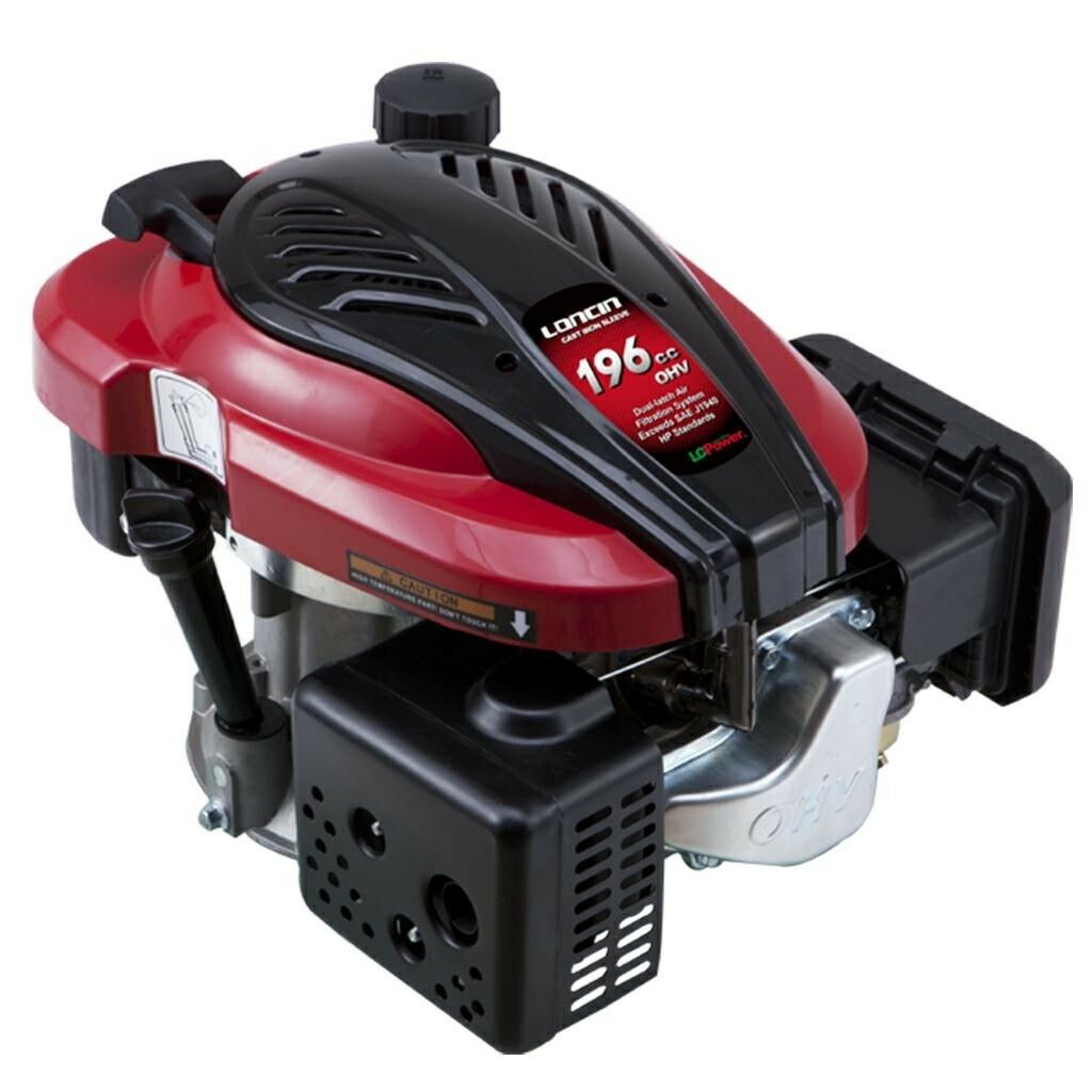 MOTORE COMPLETO LONCIN 6,5HP 196CC per MOTOZAPPA MOTOCOLTIVATORE BENZINA 4T