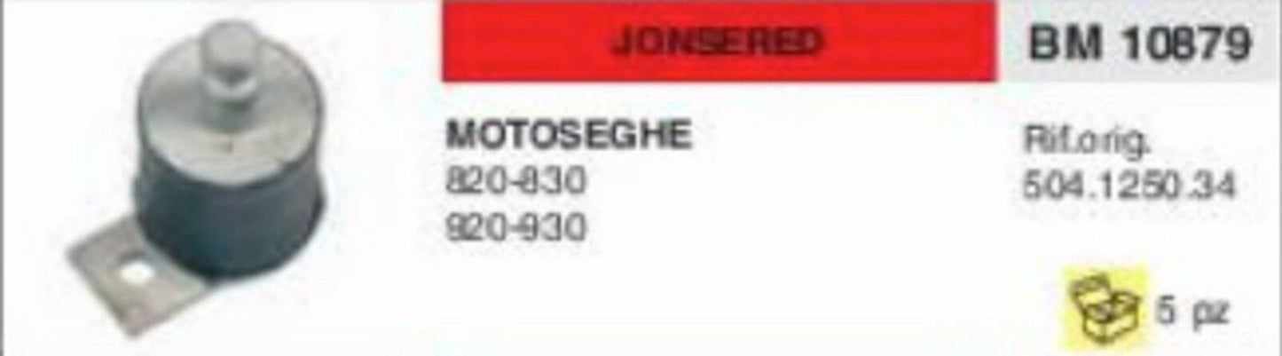 504.1250.34 ANTIVIBRANTE MOTOSEGA JONSERED 820 830 920 930 anti vibrazioni