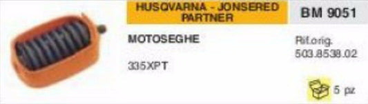 503.8538.02 ANTIVIBRANTE MOTOSEGA HUSQVARNA PARTNER JONSERED 335XPT 335 XPT