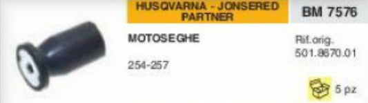 501.8670.01 ANTIVIBRANTE MOTOSEGA HUSQVARNA PARTNER JONSERED 254 257