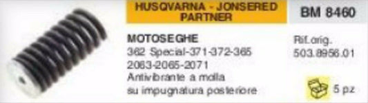 ANTIVIBRANTE A MOLLA MOTOSEGA HUSQVARNA JONSERED PARTNER 2063 2065 2071