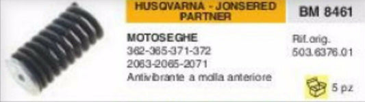 ANTIVIBRANTE A MOLLA MOTOSEGA HUSQVARNA JONSERED PARTNER 362 365 371 372 2063