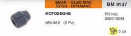 050010061 ANTIVIBRANTE MOTOSEGA EMAK OLEOMAC EFCO DYNAMAC 956 962 vibrazioni