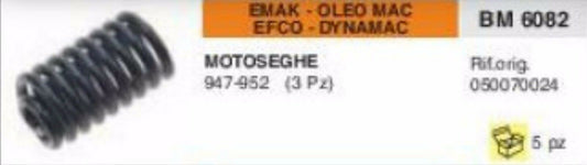 050070024 ANTIVIBRANTE A MOLLA MOTOSEGA EMAK OLEOMAC EFCO DYNAMAC 947 952