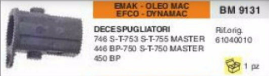 ANTIVIBRANTE DECESPUGLIATORE EMAK OLEOMAC EFCO DYNAMAC 746 743 755 750 MASTER