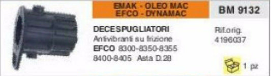 4196037 ANTIVIBRANTE FRIZIONE DECESPUGLIATORE EFCO 8300 8350 8355 8400 8405 Ø 28