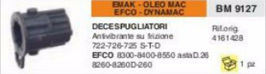 4161428 ANTIVIBRANTE DECESPUGLIATORE OLEOMAC EFCO 8260 8260D 260 EMAK DYNAMAK