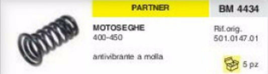 501.0147.01 ANTIVIBRANTE A MOLLA MOTOSEGA PARTNER 400 450 vibrazioni