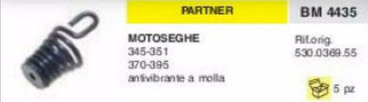530.0369.55 ANTIVIBRANTE A MOLLA MOTOSEGA PARTNER 345 351 370 395 vibrazioni