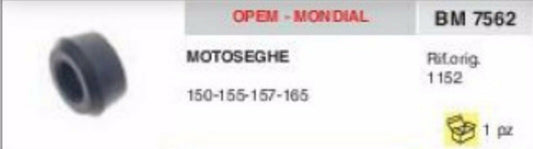 1152 ANTIVIBRANTE MOTOSEGA OPEM MONDIAL 150 155 157 165 anti vibrante vibrazioni