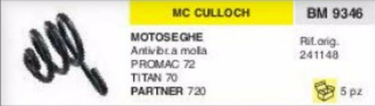 241148 ANTIVIBRANTE A MOLLA MOTOSEGA McCULLOCH TITAN 70 PROMAC 72 PARTNER 720
