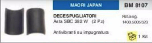 ANTIVIBRANTE impugnatura DECESPUGLIATORE MAORI JAPAN ASTA SBC 282 L W vibrazionI