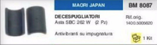 ANTIVIBRANTE impugnatura DECESPUGLIATORE MAORI JAPAN ASTA SBC 262 L W vibrazionI