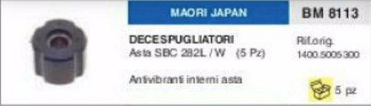 ANTIVIBRANTE SU ASTA DECESPUGLIATORE MAORI JAPAN ASTA SBC 282 L W vibrazionI