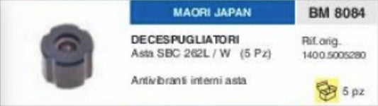 ANTIVIBRANTE SU ASTA DECESPUGLIATORE MAORI JAPAN ASTA SBC 262 L W vibrazionI
