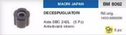 ANTIVIBRANTE INTERNO DECESPUGLIATORE MAORI JAPAN ASTA SBC 242L vibrazioni
