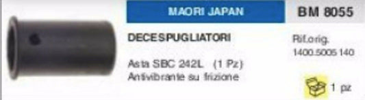 ANTIVIBRANTE SU FRIZIONE DECESPUGLIATORE MAORI JAPAN ASTA SBC 242L vibrazioni