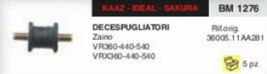 ANTIVIBRANTE DECESPUGLIATORE A ZAINO KAAZ IDEAL SAKURA VR VRX 360 440 540