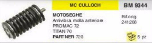 241208 ANTIVIBRANTE A MOLLA MOTOSEGA McCULLOCH TITAN 70 PROMAC 72 PARTNER 720