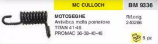 240286 ANTIVIBRANTE A MOLLA MOTOSEGA McCULLOCH TITAN 41 46 PROMAC 36 38 40 46