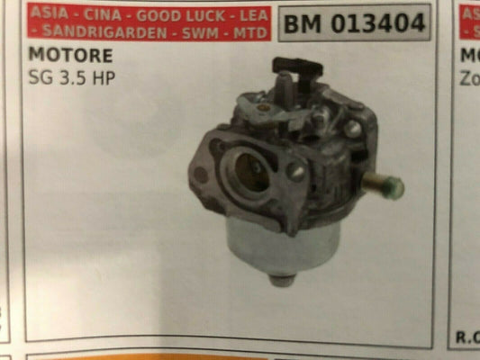 CARBURATORE PER RASAERBA ASIA CINA GOOD LUCH   LEA SWM TMD SANDRIGARDEN 3,5 HP