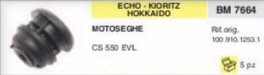 ANTIVIBRANTE MOTOSEGA ECHO KIORITZ HOKKAIDO CS550EVL CS 550 EVL anti vibrazioni