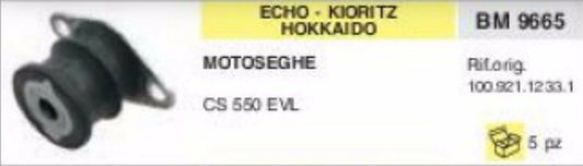 ANTIVIBRANTE MOTOSEGA ECHO KIORITZ HOKKAIDO CS550EVL CS 550 EVL anti vibrazioni