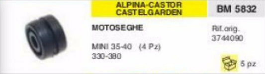 3744090 ANTIVIBRANTE MOTOSEGA ALPINA CASTOR CASTELGARDEN MINI 35 40 330 380