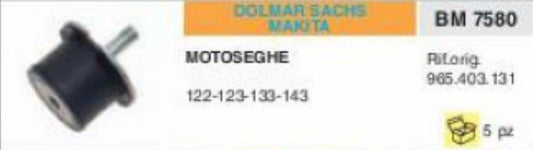 ANTIVIBRANTE MOTOSEGA DOLMAR SACHS MAKITA 1122 123 133 143 ANTI VIBRAZIONI