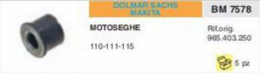 ANTIVIBRANTE MOTOSEGA DOLMAR SACHS MAKITA 110 111 115 anti vibrante vibrazione
