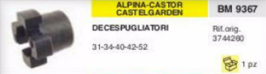 3744260 ANTIVIBRANTE DECESPUGLIATORE ALPINA CASTOR CASTELGARDEN 31 34 40 42 52