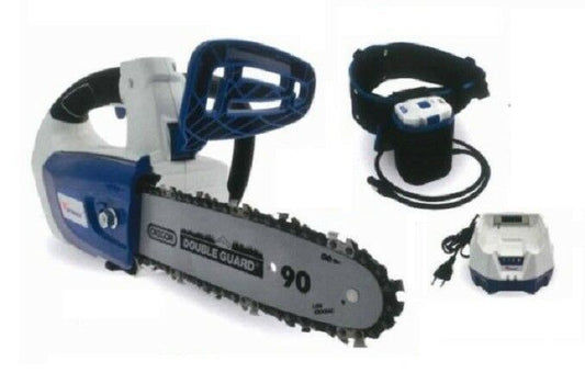 MOTOSEGA DA POTATURA A BATTERIA 58V ZOMAX 502 4AH + CARICATORE + CINTURA pota